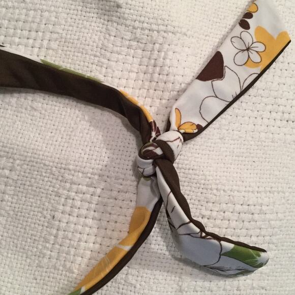 Jessica Simpson Reversible bikini brown floral mix - Picture 3 of 5